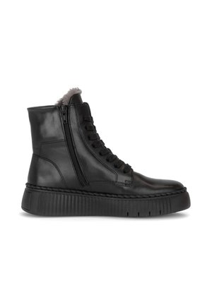 Gabor, GABOR SCHNÜRSTIEFELETTE - Winter boots - black