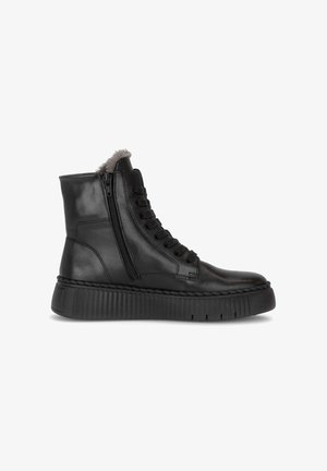 Gabor, GABOR SCHNÜRSTIEFELETTE - Winter boots - black