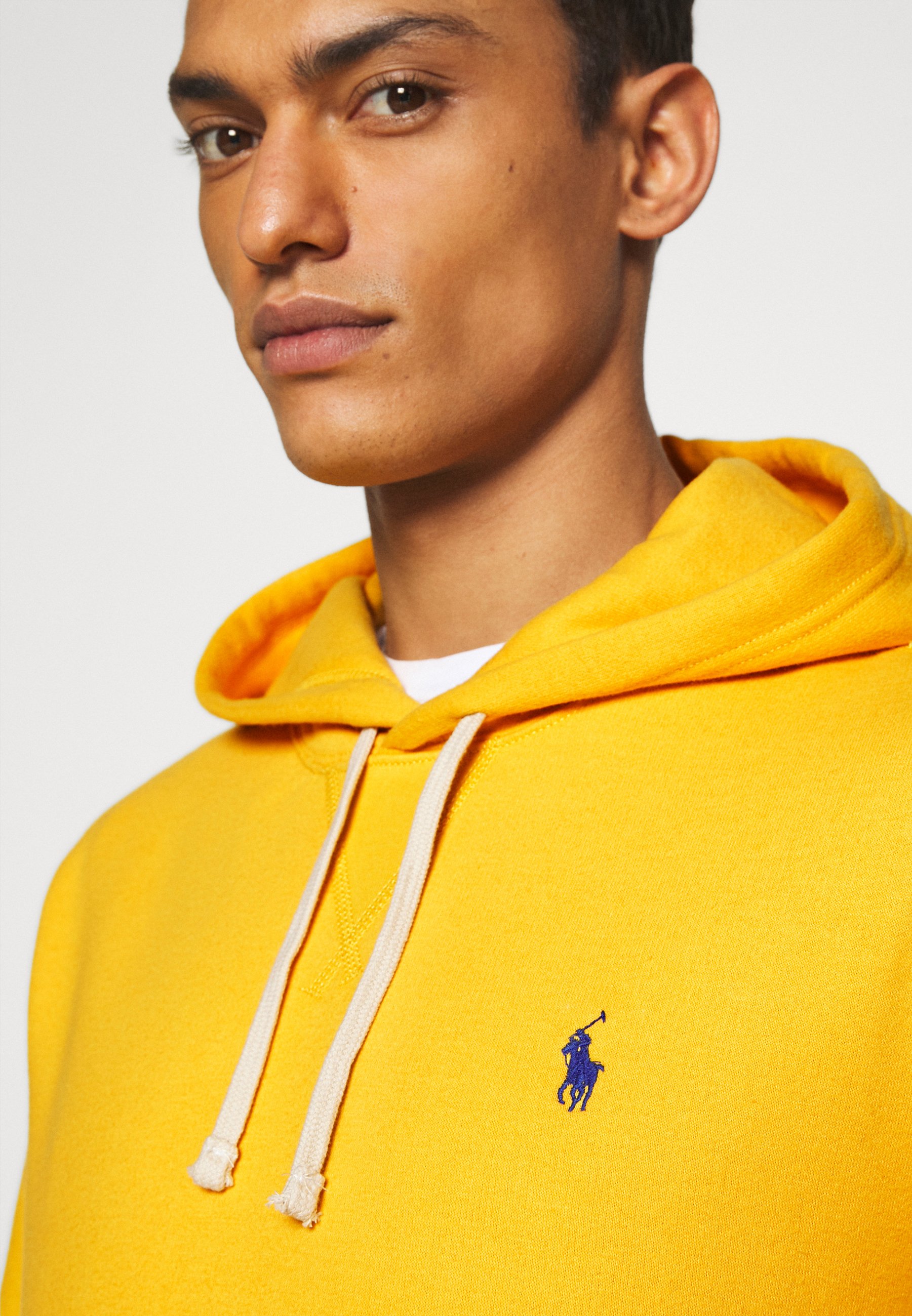 Polo Ralph Lauren LONG SLEEVE - Jersey con capucha - gold bugle/amarillo -  Zalando.es