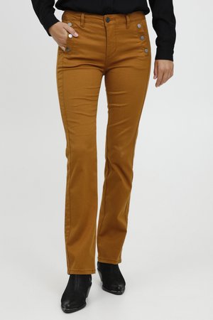 FRLOMAX - Pantalon classique - brown