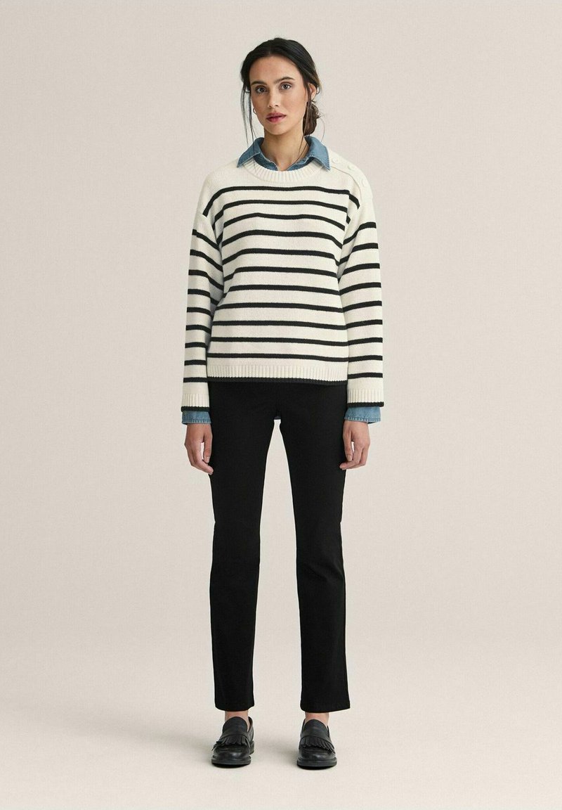 Newhouse RANDIG TRÖJA ELLY - Neule - svart