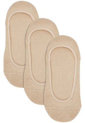 3 PACK - Ankelsockor - nude