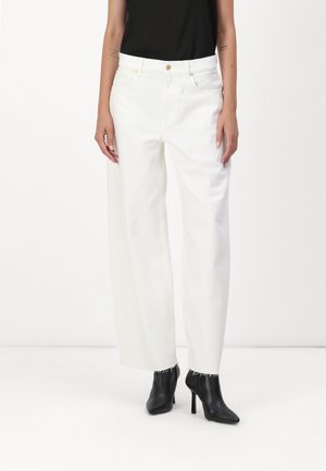 7 for all mankind BONNIE CURVILINEAR COLMAN - Široke nogavice - white