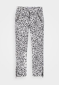 Pantalon Vintage MOSCHINO LOVE - Taille 27 - Coton Tacheté Imprimé Animalier - Italie - Occasion TB