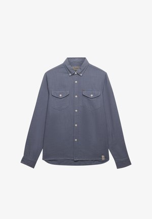 Superdry & Co, THE MERCHANT STORE- LITE LONG SLEEVE - Skjorter - flint blue