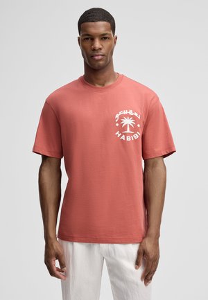 KARAN - T-Shirt print - rostrot