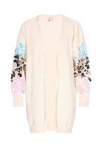 Kardigan - wollweiss