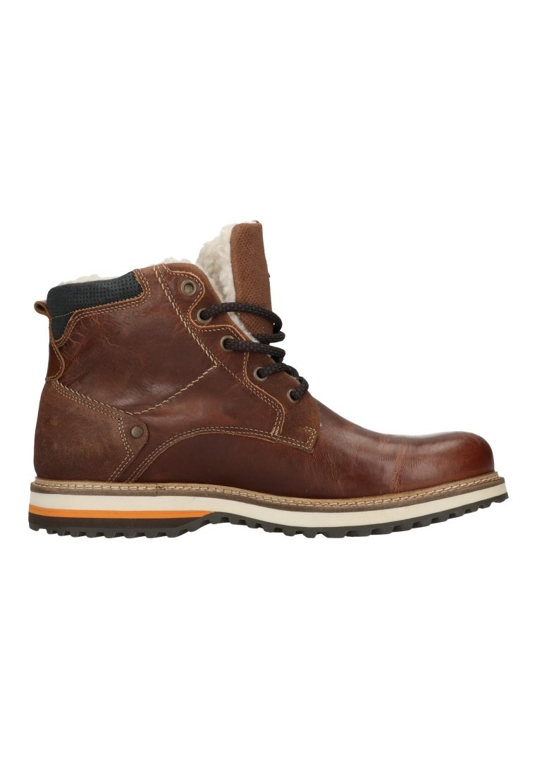 Herren Schnürboots | Manfield Schnürstiefelette cognac - IH15240 Herren Schnürboots | Manfield Schnürstiefelette cognac - IH15240