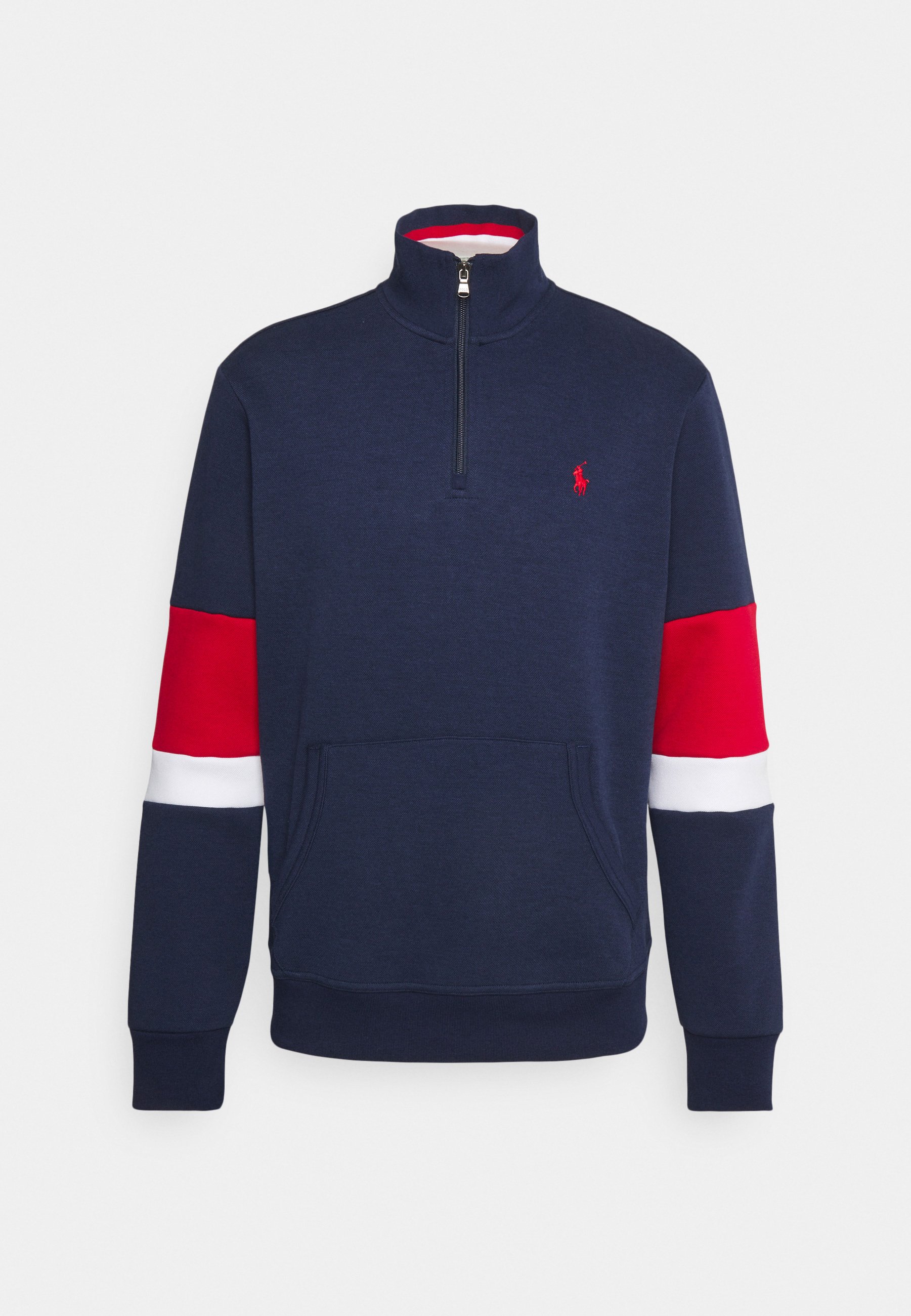 Polo Ralph Lauren DOUBLE-KNIT MESH SWEATSHIRT - Sweatshirt - cruise  navy/mörkblå - Zalando.se