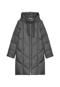 LONG NEW QUILTINGS WITH HOOD - Manteau en duvet - light graphite