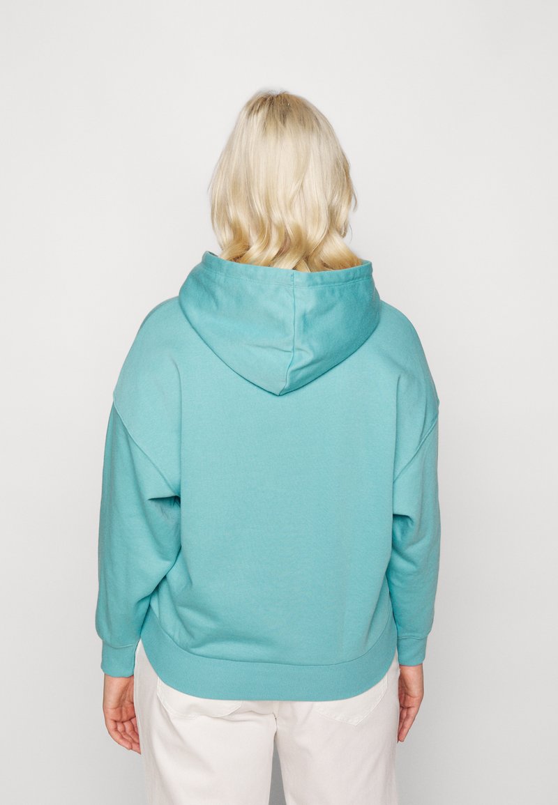 Puma CLASSICS LOGO HOODIE PLUS Sudadera - porcelain/verde claro Zalando .es