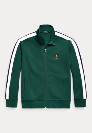Polo Ralph Lauren, DOUBLE-KNIT MESH TRACK JACKET - Felpa con zip - moss agate