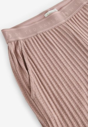 B by Ted Baker TOUCH OF BRUSHED WAFFLE WIDE LEG - Bas de pyjama - pink