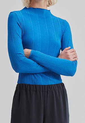 Langærmet T-shirt - blue