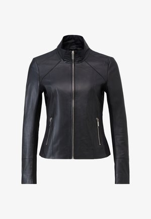 Ricano, Veste en cuir - schwarz