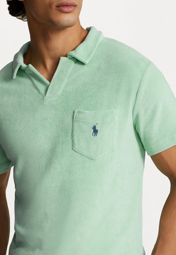CUSTOM FIT TERRY POLO SHIRT - Polo shirt - celadon3