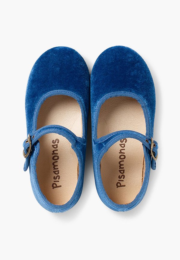 TERCIOPELO HEBILLA – Lauflernschuh – azul azafata