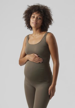 MAMALICIOUS MLHEAL TANK  - Top - grape leaf