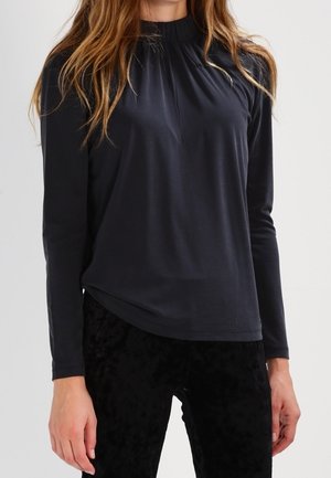 Langærmet T-shirt - black
