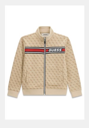 MIT ALLOVER-LOGO - Sweat zippé - mehrfarbig beige