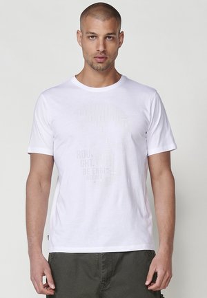 SHORT-SLEEVE - T-shirt con stampa - blanco white
