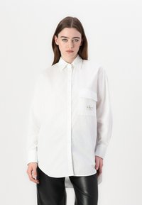 Calvin Klein Jeans LONG UTILITY SHIRT - Camicia - bright white