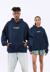 YOURTURN UNISEX - Sweat à capuche - sky captain