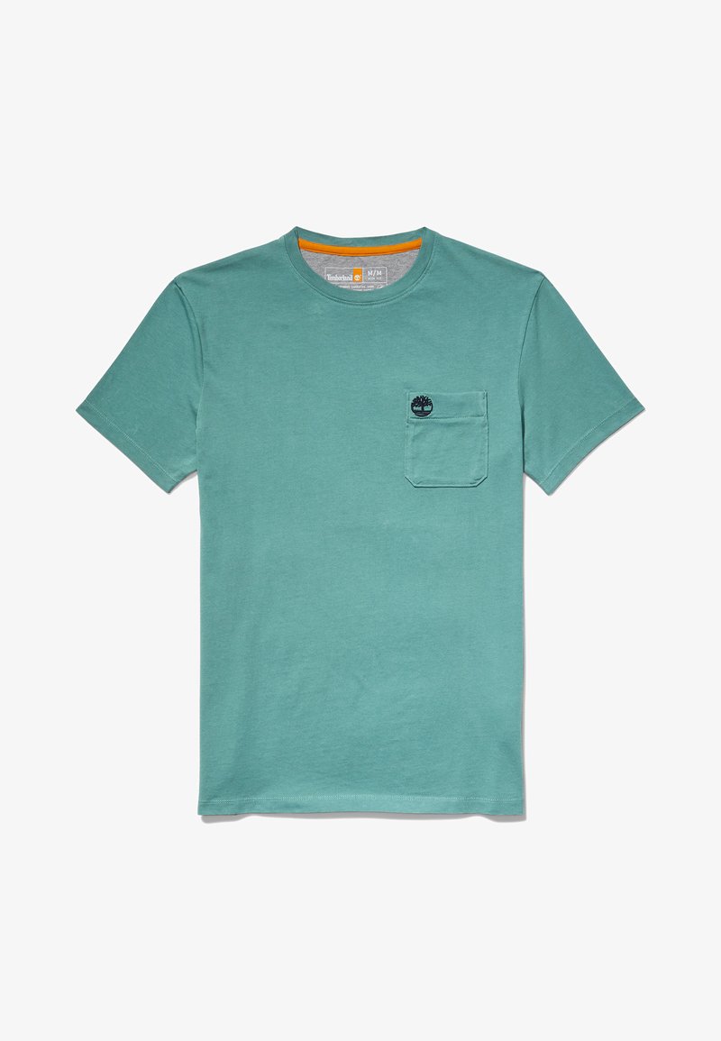 Timberland DUNSTAN RIVER POCKET TEE - Paprasti marškinėliai - sea pine