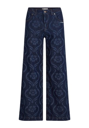 O'Neill, O'RIGINALS DENIM PANTS - Τζιν καμπάνα - blue artdeco floral jean
