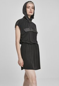 Vestido Mujer Urban Classics - Manga Larga, Cuello Alto, Ajustado, De Algodón Y Poliéster, Elegante