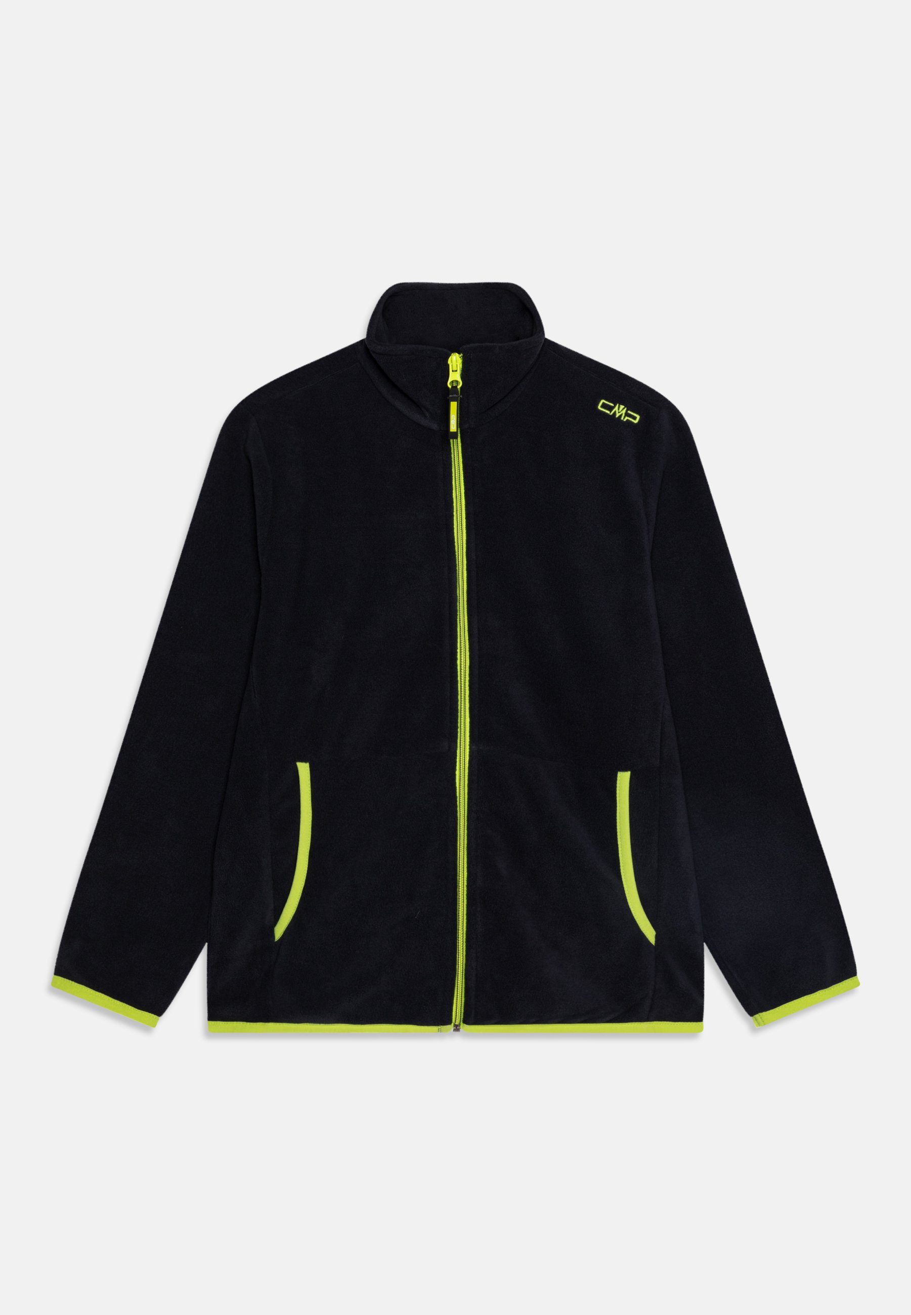 CMP Unisex Kinder Sweatshirt – Warmes Fleece-Shirt Mit Halbzip Und Schulterlogo, In Colorblock-Optik