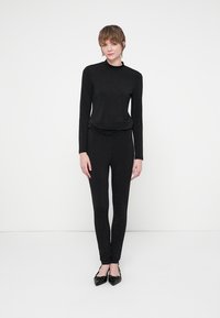 Vero Moda VMNATA HIGHNECK - Top s dlhým rukávom - black