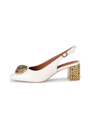 CHELSEA BLOCK - Classic heels - bone