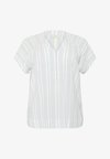 MILLE WING SL - Print T-shirt - chalk soft chambray stripe
