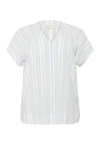 Unselected, chalk soft chambray stripe