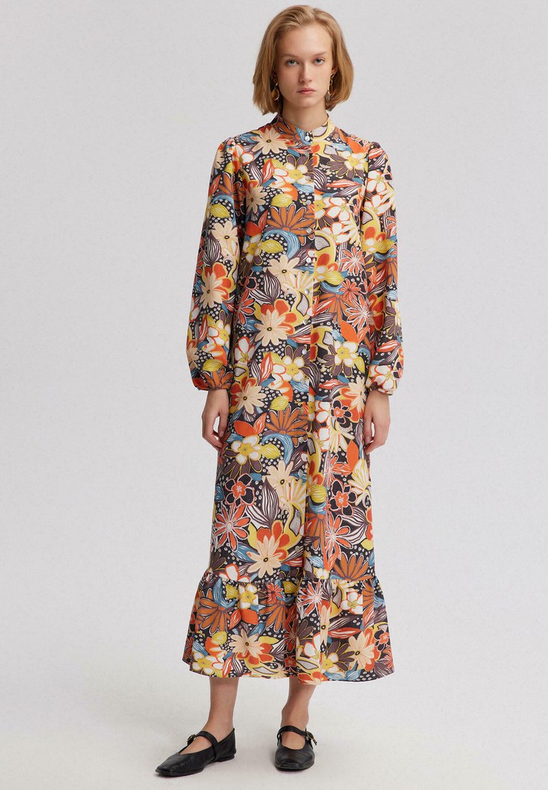Multi Coloured Ruffles Touché Privé RUFFLE DETAILED FLORAL - Vestido largo - multi colored ...