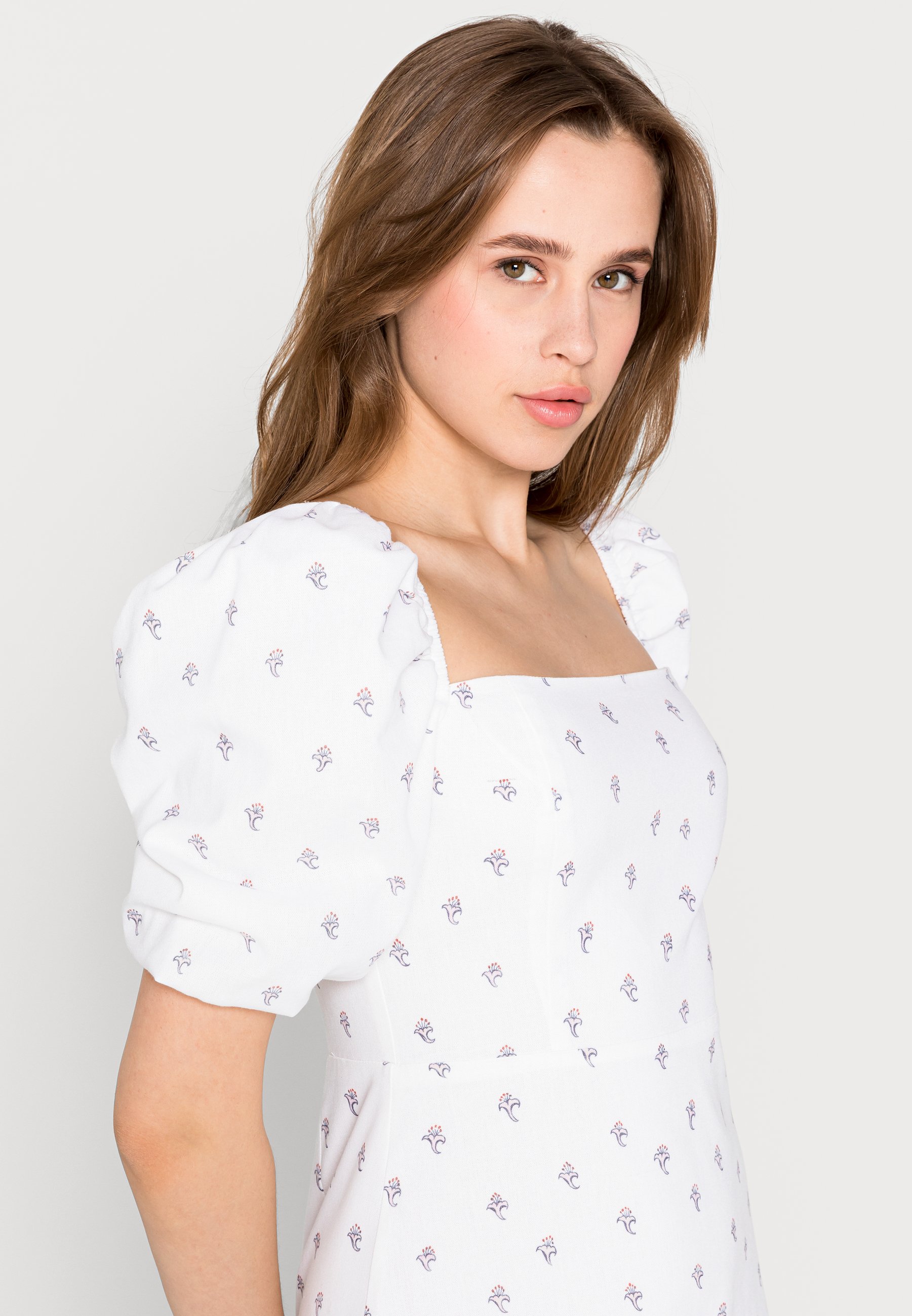 Glamorous PUFF SHORT SLEEVE MINI DRESS 