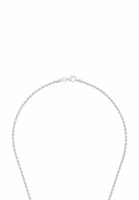 Silverkedja med en vriden design. Har en kräftklämma för stängning. Enkel och lätt, idealisk för vardagsbruk.