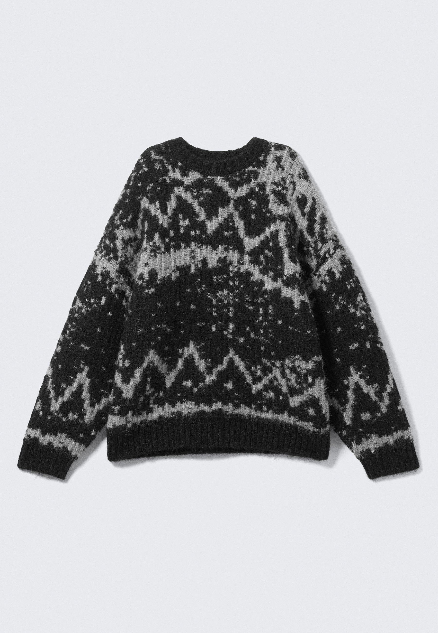 Oversized knit sweater