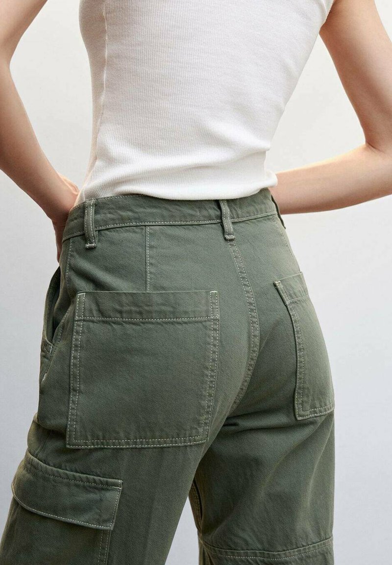 Mango Cargo trousers kaki/khaki Zalando.ie