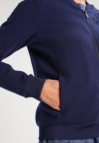 BOSS CASUAL Mikina na zip - dark blue