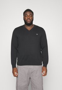 GANT - CLASSIC - Strickpullover - black Thumbnail-Bild 1