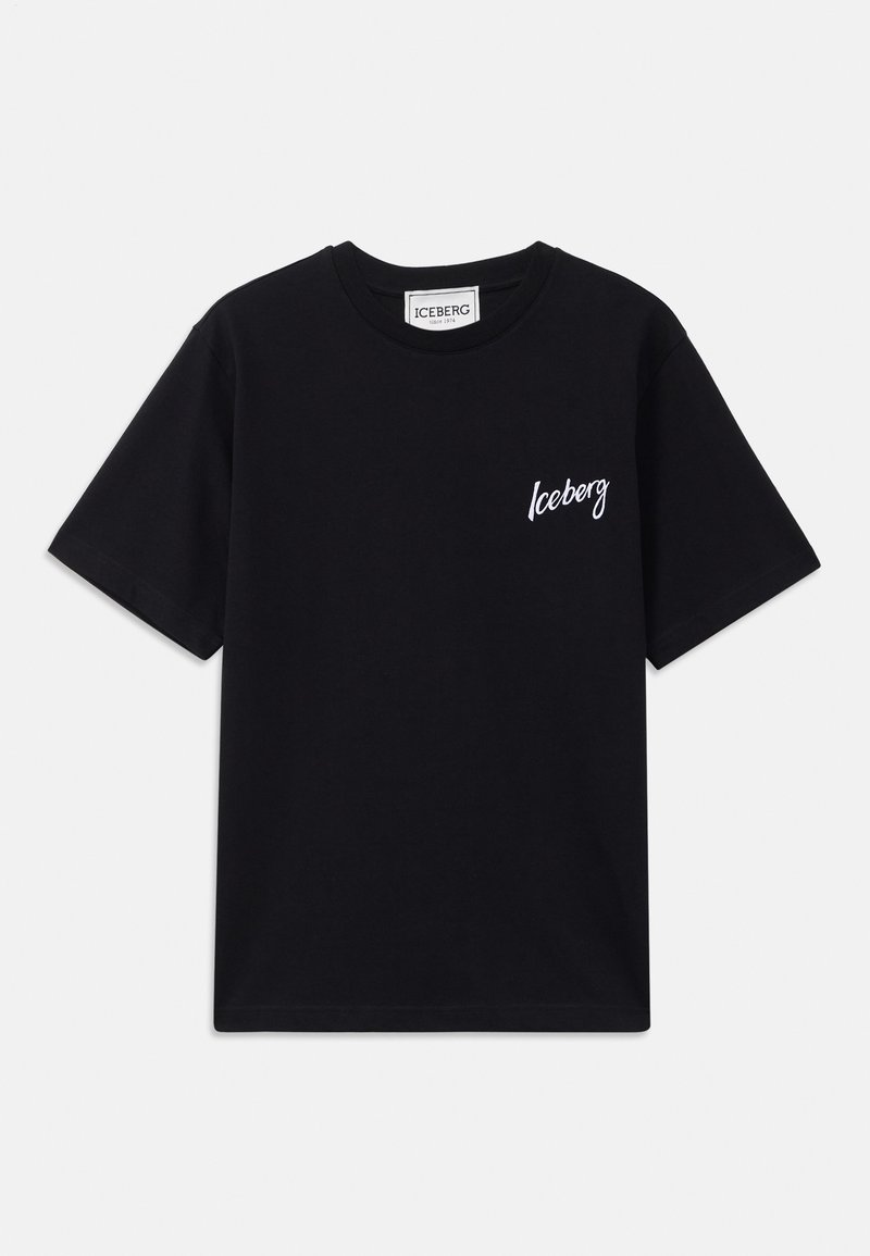 Iceberg T-shirt print zwart