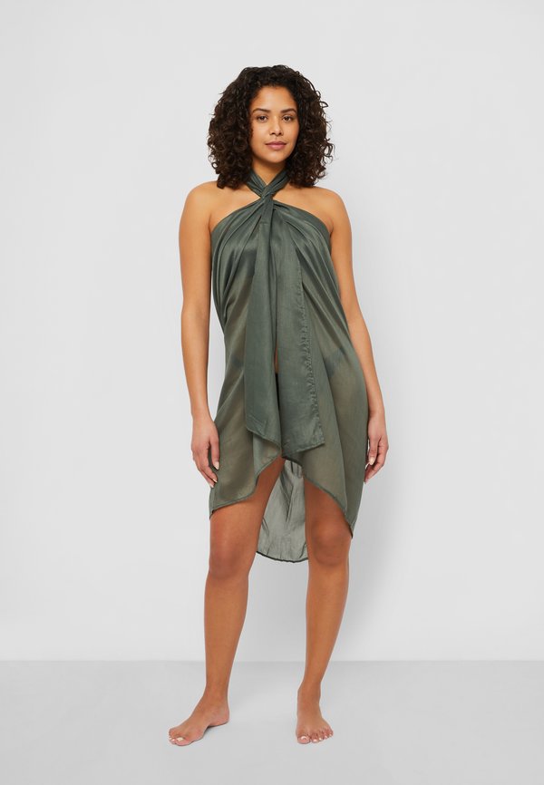 PAREO - Wrap skirt - khaki