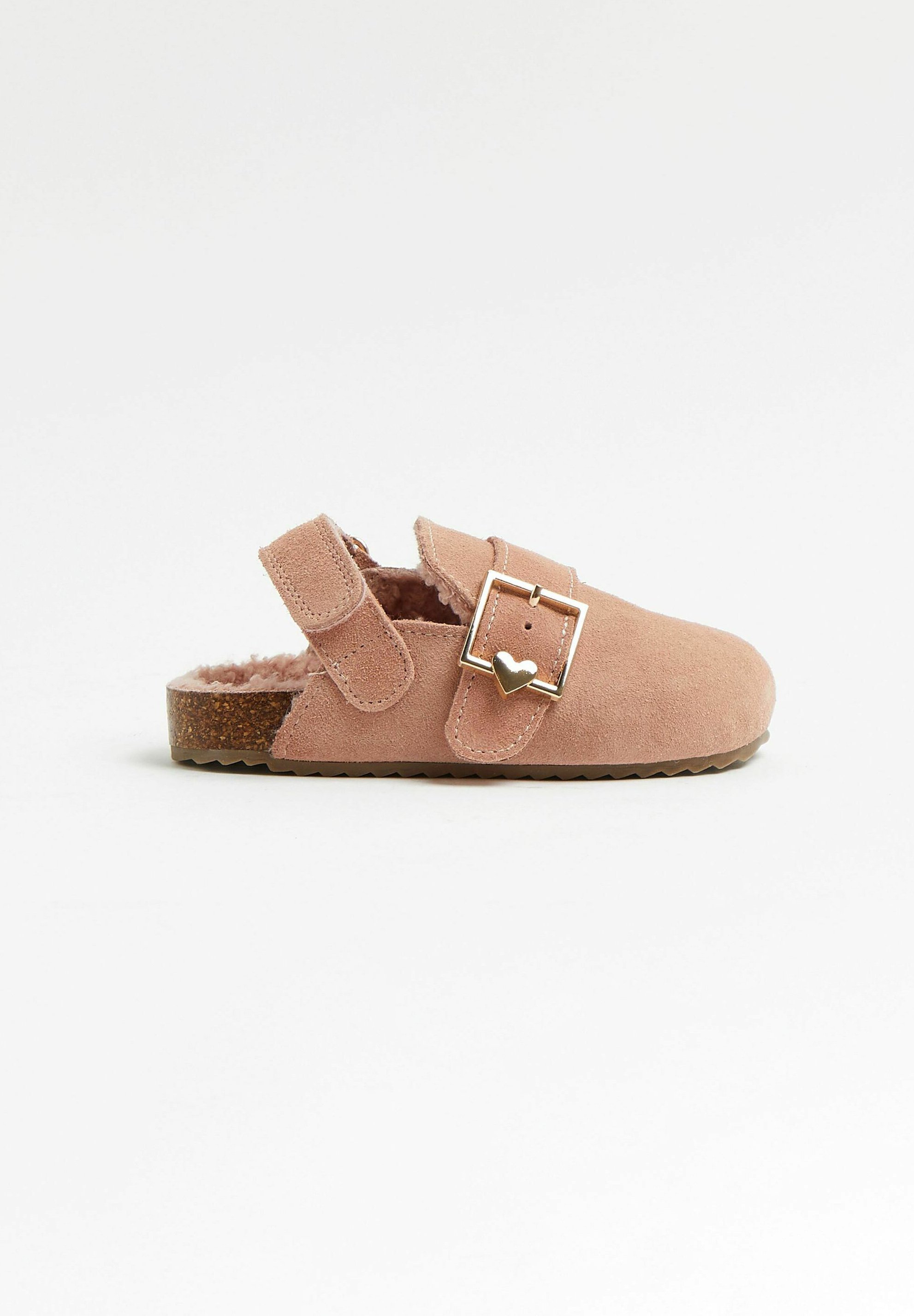 River Island Zuecos - pink/marrón claro - Zalando.es
