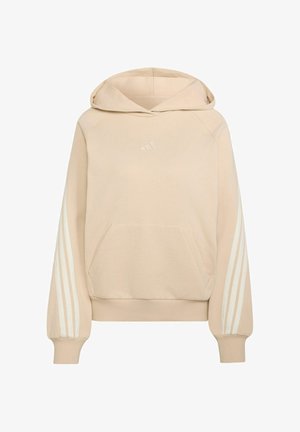 adidas Sportswear, ADIDAS SPORTSWEAR ADIDAS KIT 3-STRIPES HOODIE - Jersey con capucha - crystal linen off white