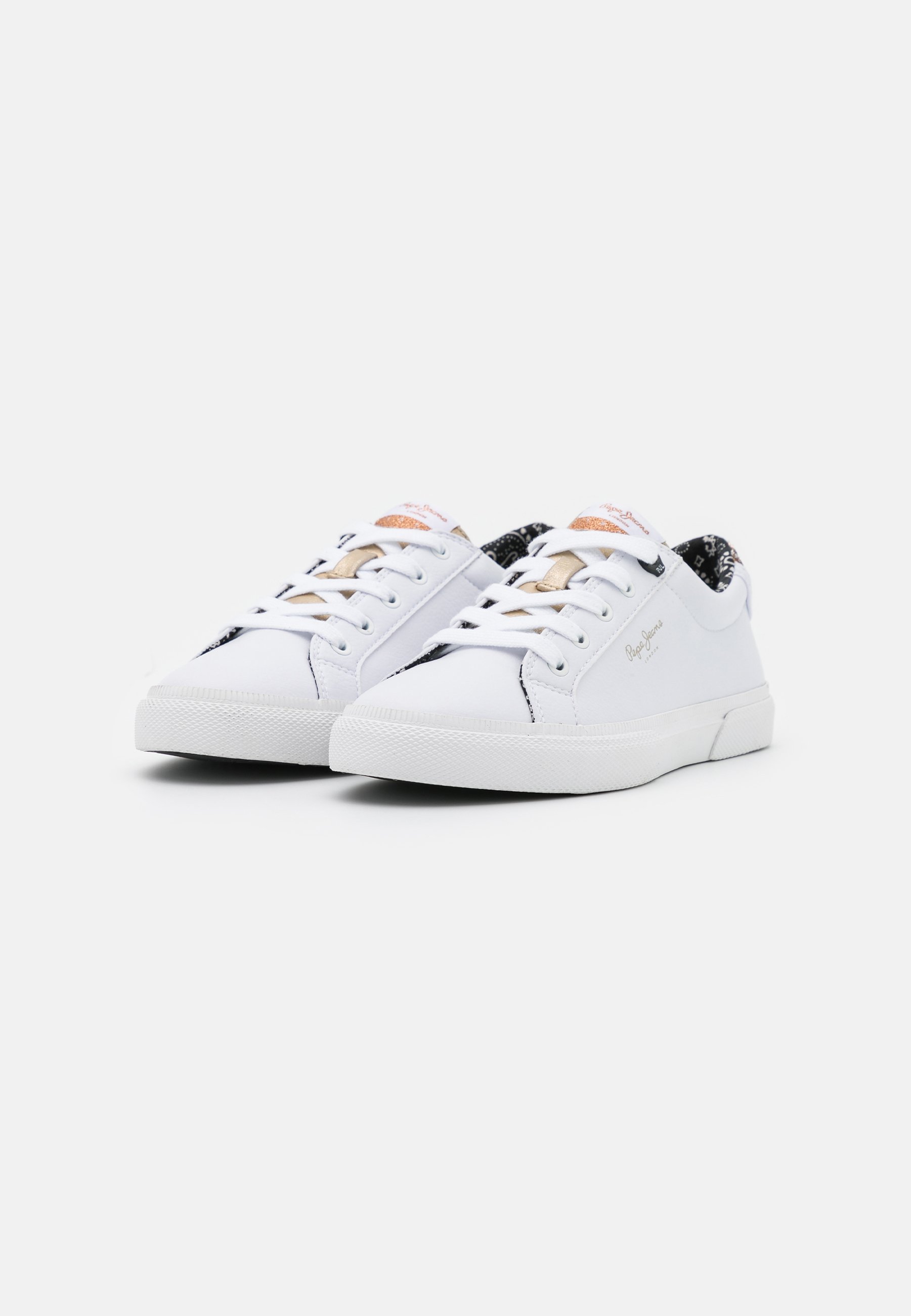 Pepe Jeans KENTON PLAIN - Sportbačiai - white/balta - Zalando.lt