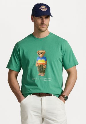 POLO BEAR JERSEY T-SHIRT - Print T-shirt - raft green