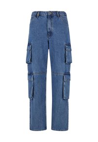 AIDAN BAGGY - Arbejdsbukser - blue