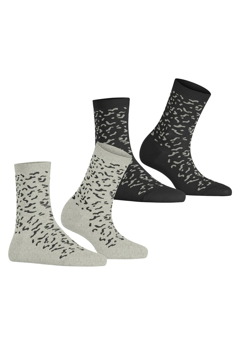 Esprit FUN PATTERN 2-PACK - Sokken - black